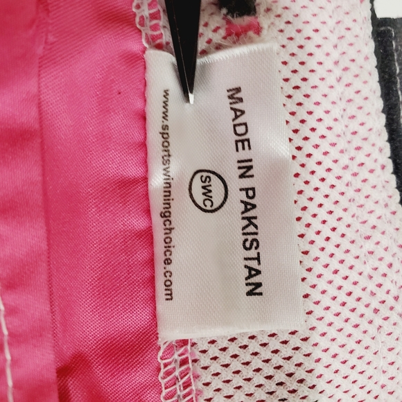 Naga Fighter MMA Training Shorts Sz 28 Pink Black - Picture 16 of 16